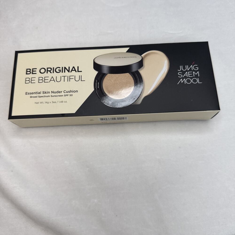 Jung Saem Mool Essential Skin Nuder Cushion Bundle 14g +2 Refill #23 Medium Deep